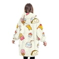 thumbnail image 2 of goowrom Pyjama pour Enfants Couverture Animale Réversible à Capuche Tenue d'Intérieur, 2 of 9