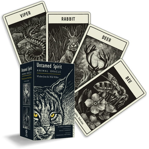 Untamed Spirit: Animal Oracle (50 Cards and Guidebook), (Hardcover)