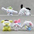 thumbnail image 2 of Sanrio-figura de Cosplay de Cinnamoroll, Pochacco, Kuromi, Pompón, Purin, Hello Kitty, modelo Kawaii, muñeco, adornos, regalos, 2 of 4