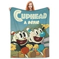 thumbnail image 3 of The Cuphead Show Fleece Blanket Super Soft Cozy Warm Flannel Fleece Throw Blanket For Couch Bed Sofa Throw 50"X40", 3 of 7