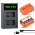 thumbnail image 1 of Batería y cargador dual LED para Sony A6500 A6400 A6300 A6000, 1 of 7