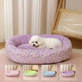 thumbnail image 2 of Floral All Season Dog Bed for French Bulldog Chihuahua Soft Cat Bed for Dogs Sleeping Puppy Pad Sofa Dog Bed  Four Color Pet Pad, 2 of 9