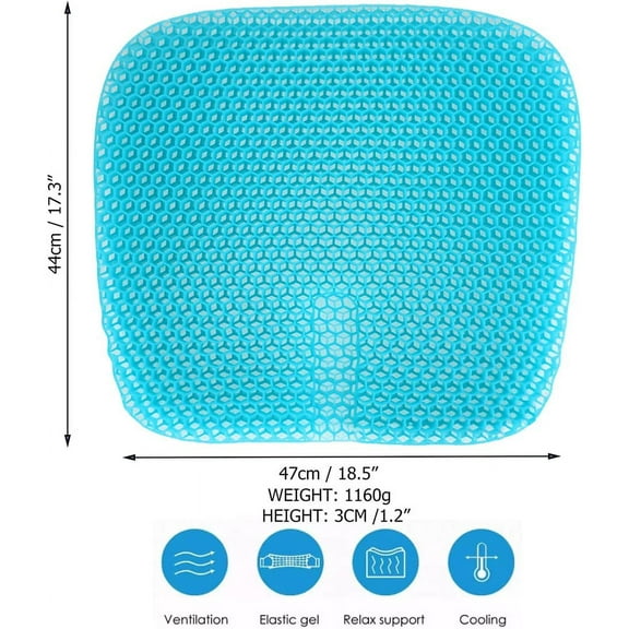 Gel Seat Cushion for Long Sitting