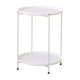 thumbnail image 2 of Mesa auxiliar pequeña de estilo escandinavo, de hierro, para sofá o sofá. Mesa esquinera pequeña de plástico resistente, moderna y minimalista, ideal para salón o dormitorio., 2 of 6