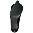 thumbnail image 6 of Journee Womens Crystol Slip On Low Stiletto Pointed Toe Evening Pumps, Widths Available, 6 of 10