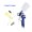 0.8mm EU adapter, variant on H2000 HVLP Mini Gravity Feed Spray Paint Gun, 125cc Cup Capacity ,Advanced technology