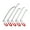 5pcs, variant on 360 Degree Rotating Dents Removal Hook Professional Auto Body Repair Tool Dents Restoration Tools for Detailed BodyWork