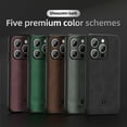 thumbnail image 3 of Decase for iPhone 16 Pro 6.3 inch 2024 TPU+Suede PU Leather Case, Anti-Vibration Anti-Slip Anti-Scratch,Compatible with Car Mount,Ultralight Luxury Case for iPhone 16 Pro, for Men Women,Gray, 3 of 9