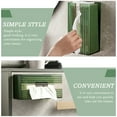 thumbnail image 4 of Shisuyan Simple Style Wall Tissue Box Green 1Pcs, 4 of 8