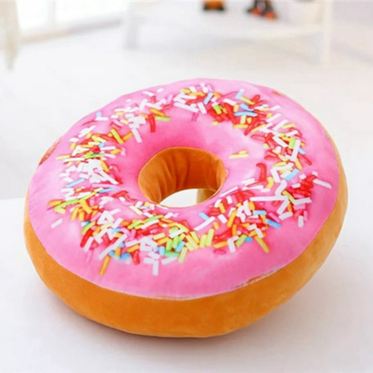 SAYOO Simulation Donut Pillow 3D Printing Food Dessert Cushion