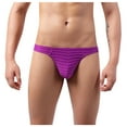 thumbnail image 5 of Mens Underwear Men's Underwear Low Waist Fashion Color Stripes Comfortable Thong, 5 of 8