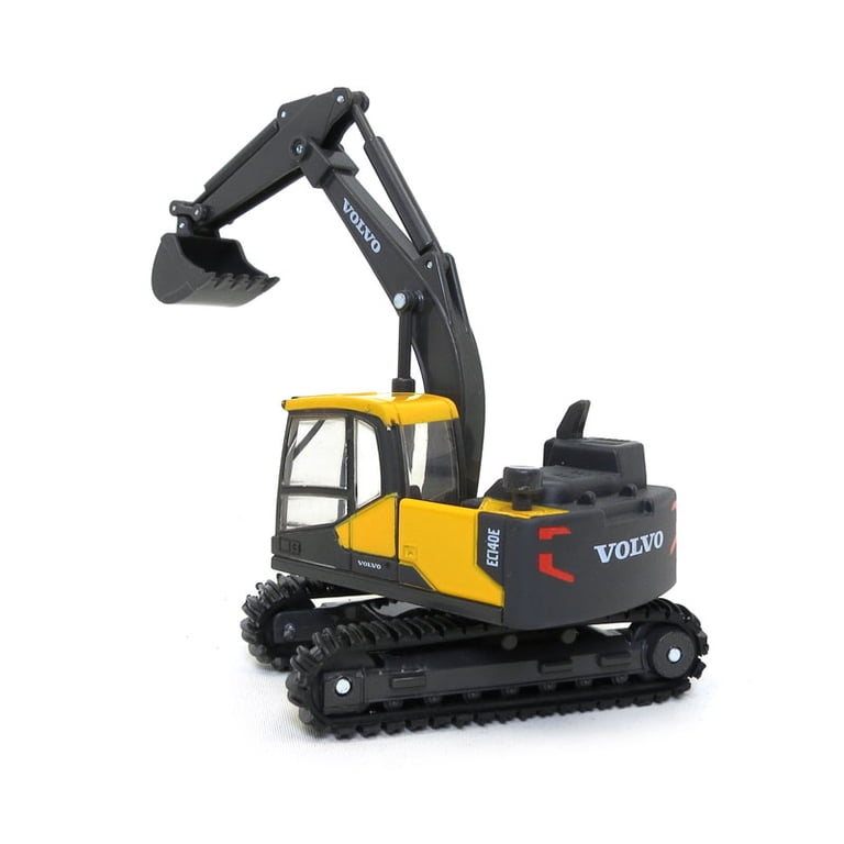 New Ray Toys Volvo EC140E Yellow Diecast Excavator Model, 1/50