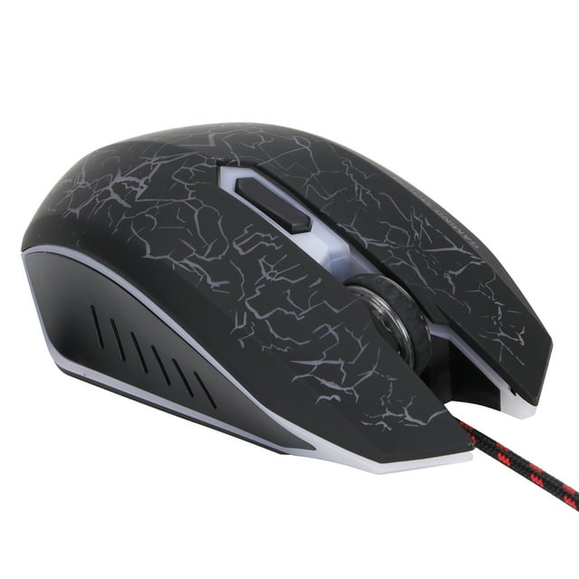 Gamer Mouse, Light Weight Wired Mouse Comfortable Ergonomic Excellent Workmanship DPI Adjustment For Vista For XP