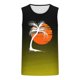 thumbnail image 4 of Camiseta sin mangas de cuello redondo para hombre, estampada, informal, deportiva, elástica, de moda, de poliéster., 4 of 4