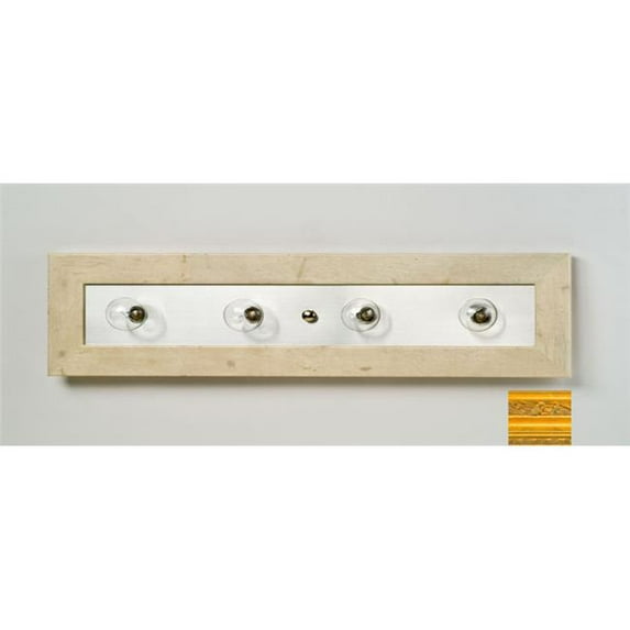 Afina Corporation LC20SCHAGD 20 in.Surface Mount Contemporary Light Bar - Chateau Antique Gold