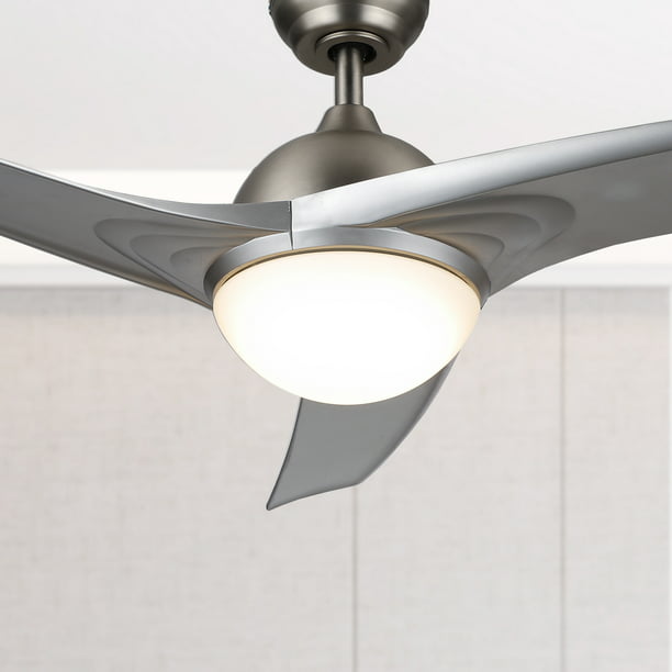 Modern Ceiling Fan With Led Panel Light, Sleek Ceiling Fans