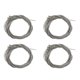 thumbnail image 1 of 16 Piezas Cuerdas para Bajo de Acero Inoxidable Accesorios Piezas de Guitarra Bajo Cuerda de Guitarra Calibre Plateado, 1 of 5
