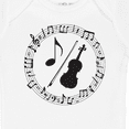 thumbnail image 4 of Inktastic Violin Gift for Student Violinist Boys or Girls Baby Bodysuit, 4 of 5