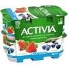 Dannon Activia Light Probiotic Fat-Free Strawberry and Blueberry Yogurt, 4 Oz., 4 Count