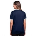 thumbnail image 2 of Devon & Jones Ladies' V-Neck Polo XS Navy/White, 2 of 3