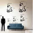 thumbnail image 3 of Violaura Cat Metal Wall Art - Easy to Install Hanging Perfect for Home, Living Room Decor (48.0" x 33.6"), 3 of 8