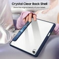 thumbnail image 4 of Fintie Hybrid Slim Case for Samsung Galaxy Tab S11 5G 11 Inch 2025 Model (SM-X730/X736B) with Built-in S Pen Holder, Shockproof Cover with Clear Transparent Back Shell, Auto Wake/Sleep, Ocean Marble, 4 of 13