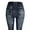 Navy, variant on Homenesgenics Womens Pants under $5 Summer Women's Jeans Bottom Pants Coloured Hip-up Super Bomb Slim Nine-minute Pants Gifts for Women