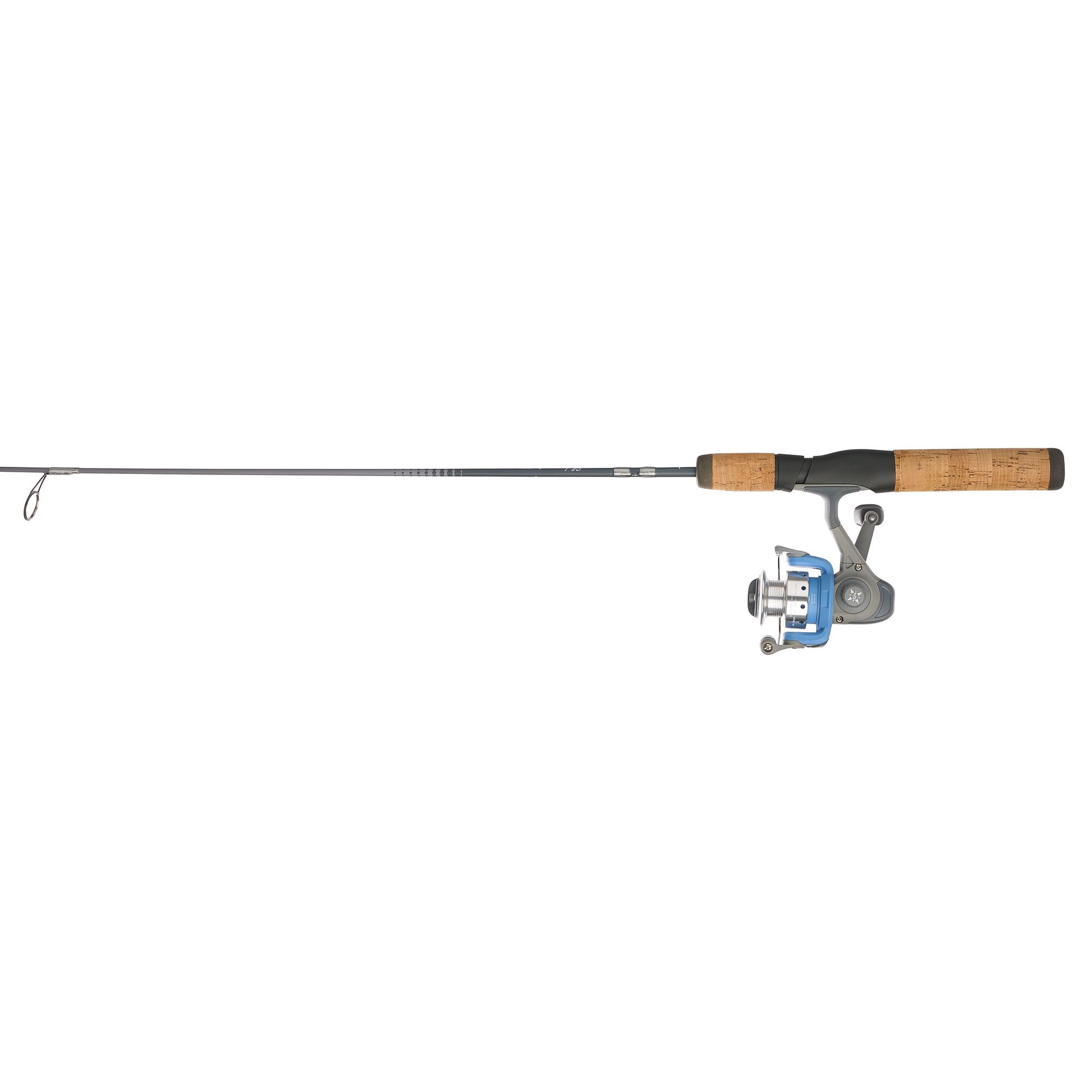 Shakespeare Micro Spinning Combo, 5'6" 2-Piece Light Fishing Rod, 25-Size Reel