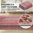 thumbnail image 5 of FairOnly 10'x13'Modern Non Slip Low Pile Area Rug Geometric Washable Stain Resistant Floor Rug for Bedroom Kitchen Dining Room，Multicolor, 5 of 6