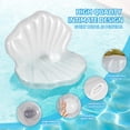 thumbnail image 2 of Flotador inflable para piscina con forma de concha marina DREMTOY 52, engrosado, con perla, 2 of 7