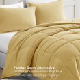 thumbnail image 4 of Biwat King Size Comforter Set - Goose Down Alternative \u2013 Washed Ultra-Soft - Premium All Season Warmth Bedding Set (King, Cocoon), 4 of 4