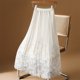 thumbnail image 2 of Falda Larga de Verano Señoras Casual Malla Floral Impresa Mediana Larga Falda Plisada, una Línea Mitad Del Cuerpo de la Falda de Hilo para la Primavera, 2 of 8