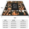 thumbnail image 6 of Custom Blanket with Picture Text Customized Blankets with Photos Customizable Personalized Blankets and Throws for Adult Kid Birthday Christmas Valentines Day Memorial Gift,, 6 of 6