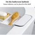 thumbnail image 5 of Multi-use Bathtub Tray Caddy Bath Tub Shelf Rack Tray Bathroom Holder Storage Organiser, Kitchen Dish Drying Rack Drainer Shelf, 21.7-30.7, 5 of 5