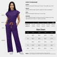 thumbnail image 6 of Niaahinn Women's Medical Scrub Jumpsuit - Mandarin Collar, with Drawstring Waist for Nursing Uniforms, 6 of 7
