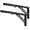 Black-22 Inch, variant on Folding Shelf Brackets 10 Inch Heavy Duty Collapsible Bracket Black Diy L For Workbench Table Hinge Max Load: 330lb 2 Pack