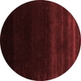 thumbnail image 1 of Ahgly Company Indoor Round Abstract Red Contemporary Area Rugs, 7' Round, 1 of 4