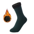 thumbnail image 4 of Fgnfyis Winter Warm Thermal Socks for Men and Women Extra Thick Insulated Heated Crew Boot Socks for Extreme Cold Weather Mens Socks Socks for Women Green, 4 of 6
