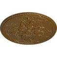 thumbnail image 3 of 54 1/4"OD x 2 7/8"P Milton Ceiling Medallion (Fits Canopies up to 10 1/2"), Hand-Painted Smokey Topaz Crackle, 3 of 6