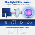thumbnail image 3 of Blue-Light-Blocking-Reading-Glasses-Granite-0-75-Magnification-Computer-Glasses, 3 of 6