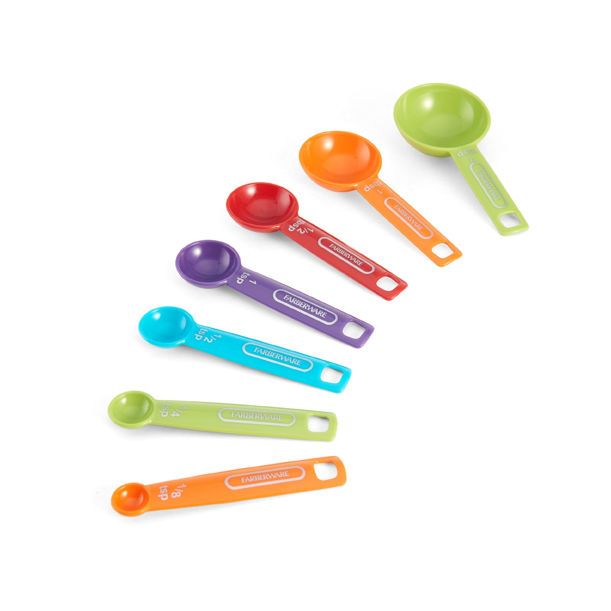Farberware MultiColored Measuring Spoon Set, 7 Piece