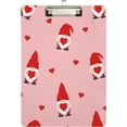 thumbnail image 2 of FMSHPON Valentines Gnomes Clipboard Hardboard Wood Nursing Clip Board and Pull for Standard A4 Letter 13x9 inches, 2 of 8