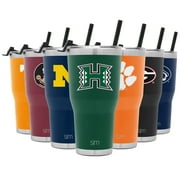 Simple Modern College 30oz Cruiser Tumbler with Straw & Closing Lid - 18/8 Stainless Steel Vacuum Insulated NCAA University Cup Mug