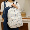 thumbnail image 2 of 3Pcs Floral Print Women School Backpack For Girls Teenage Children Student Rucksack with Lunch Box Pencil Case Korean Book Bags, 2 of 4
