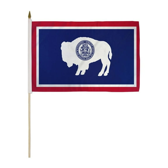Wyoming 12x18in Stick Flag