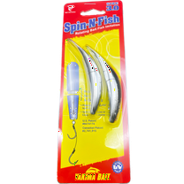 Yakima Bait Spin-N-Fish Plain Lure Bodies - 2 Pack, Silver