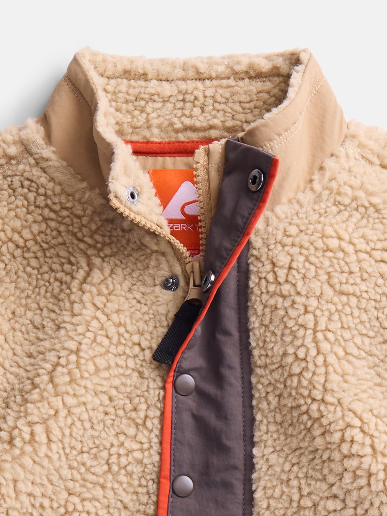 Ozark Trail Boy's High Pile Fleece Jacket, Sizes 4-18 & Husky