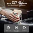 thumbnail image 2 of Christmas 18oz Double Drinking Coffee Mug – Vacuum Insulated Stainless Steel Travel Cup with Leakproof Lid, 316 Steel Thermos Tumbler for Hot & Cold Beverages, 2 of 7