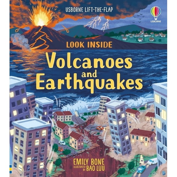 Look Inside Look Inside Volcanoes and Earthquakes, (Board Book)
