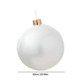 thumbnail image 3 of Bola inflable de Navidad con luz LED Bola decorada con PVC (Blanco 65 cm), 3 of 7